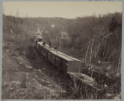 View on Orange and Alexandria R.R. near Union Mills, Va.
