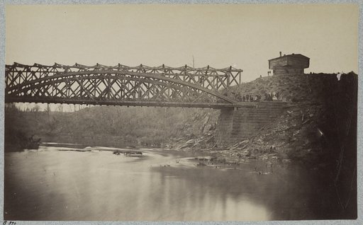 U.S. Military Railroad Bridge, Bull Run, Va. Orange and Alexandria R.R.