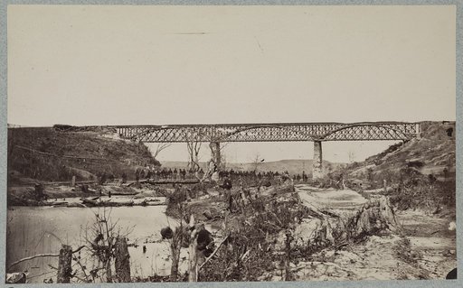 Potomac Creek Bridge - Acquia (i.e. Aquia) Creek and Fredericksburg R.R.