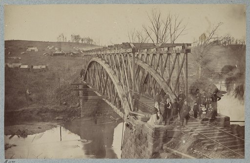 U.S. Military Railroad Bridge, Bull Run, Va. Orange and Alexandria R.R.
