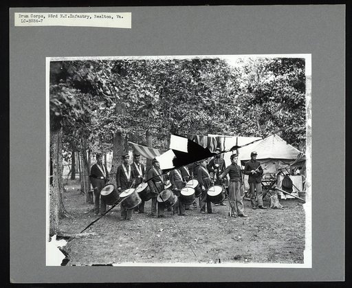 Drum Corps, 93rd N.Y. Infantry, Bealton [i.e. Bealeton], Va.