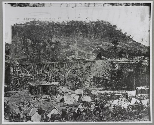 Railroad bridge, Whiteside, Tenn.