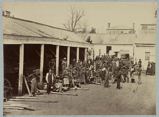 Wheelwright shop, Quartermaster's department, Washington, D.C., April, 1865