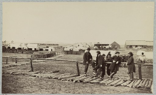 Winter quarters of Quartermaster's Department, 6th Army Corps. near Hazel River, Va., 1864