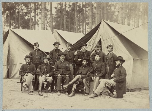 Hospital Stewards of 2d Division, 9th Army Corps. in front of Petersubrg, Va., November, 1864