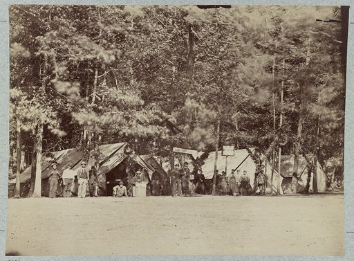 U.S. Cristian [i.e. Christian] Commission at Gettysburg General Hospital, August, 1863