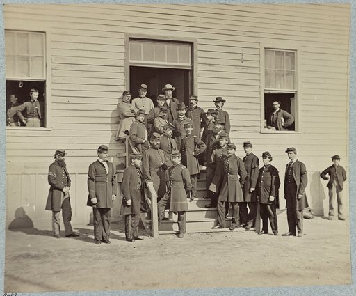 Surgeons and hospital stewards at Harewood Hospital, Washington, D.C.