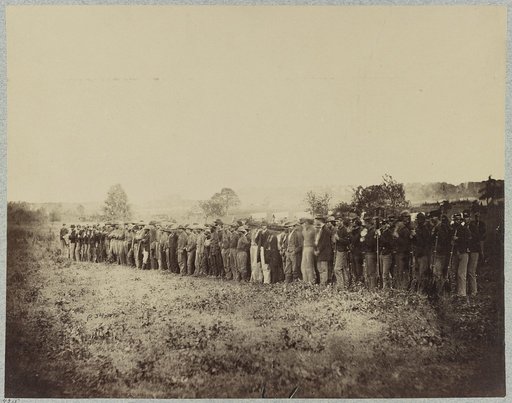 Confederate prisoners captured at cavalry fight at Aldie, Va., June, 1864