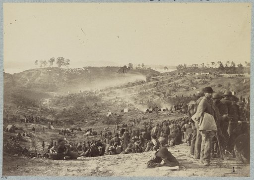 Confederate prisoners at Belle Plain Landing, Va., captured with Johnson's Division, May 12, 1864