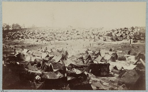 Andersonville Prison, Ga., August 17, 1864. North-west view of stockade