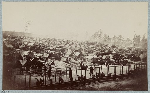 Andersonville Prison, Ga., August 17, 1864. South east view of stockade