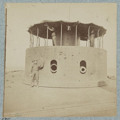 The monitor Passaic, Port Royal, S.C., 1863