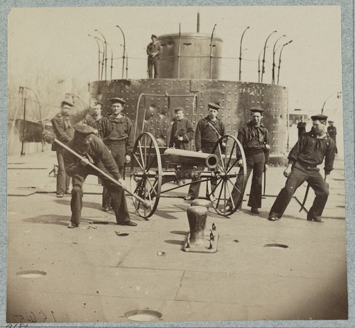 On deck of the monitor Lehigh, James River, Va.
