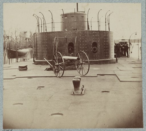 On deck of the monitor Lehigh, James River, Va.