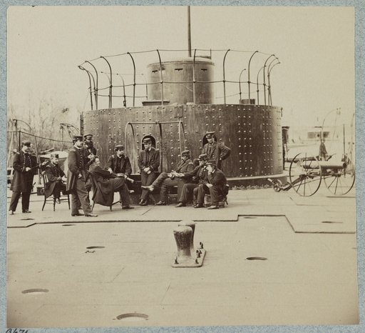 On deck of the monitor Lehigh, James River, Va.