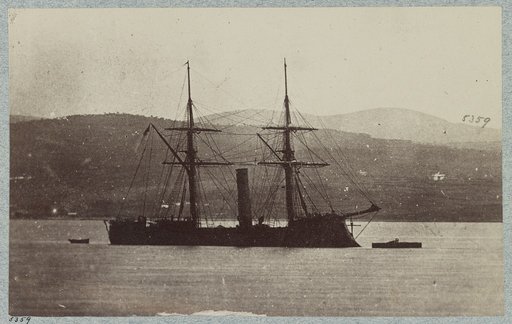 Confederate ironclad Stonewall at Ferrol, Spain, March, 1865