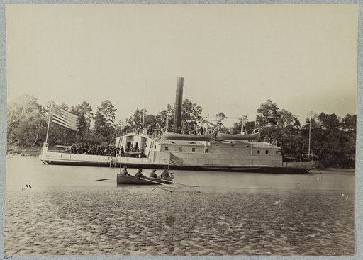 U.S. gunboat Commodore Barney(?)