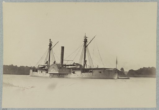 U.S. gunboat Mendota, James River, Va.