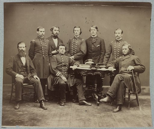 Chief engineer B. F. Isherwood and staff