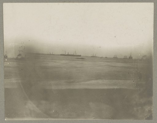 Hampton Roads, Va., fleet in squall, Dec. 1864