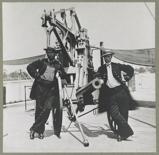 Deck of gunboat "Hunchback", 1865(?)