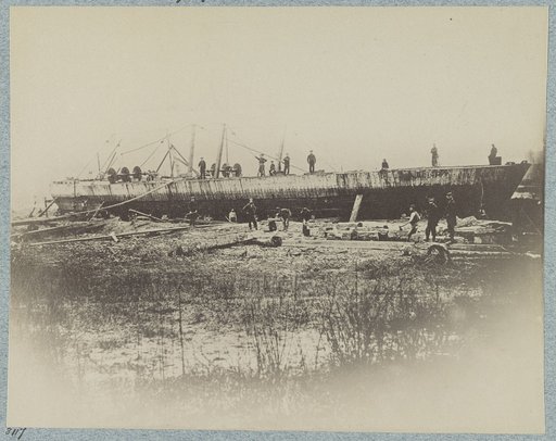 Wreck of U.S. gunboat Indianola - Mississippi River Fleet