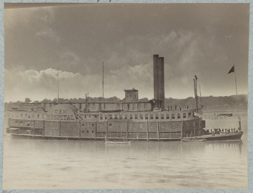U.S. hospital boat Red Rover - Mississippi River Fleet