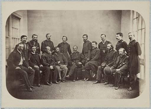 Major General Geo. G. Meade and staff