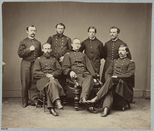 Bvt. Brig. General J. W. Fisher and staff