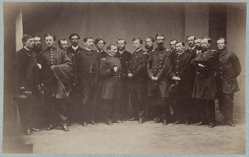 Maj. Gen. P. H. Sheridan and staff