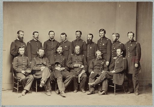 Brvt. Maj. General Wm. T. Ward and staff