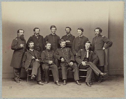Bvt. Brig. Gen. Wm. Coggswell and staff