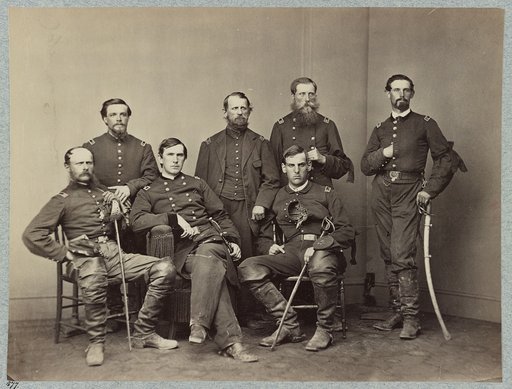 Bvt. Brig. General C. D. McDougall [i.e. MacDougall] and staff