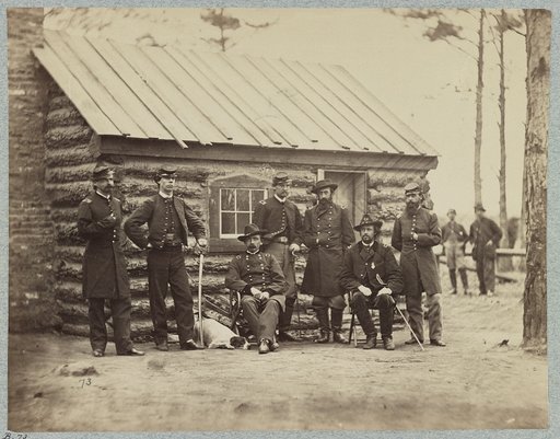 Bvt. Maj. Gen. Adelbert Ames and staff, Army of the James, Nov. 1864