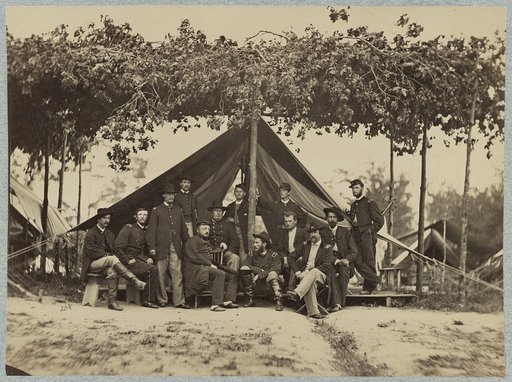 Major General B. F. Butler and staff