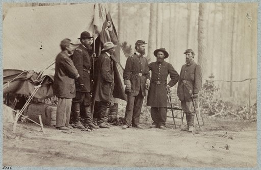 Bv't. Major General S. G. Griffin and staff