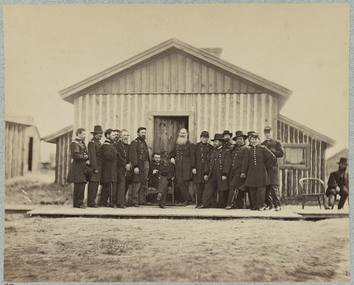 General U. S. Grant and staff, City Point, Va., winter [March] of 1865