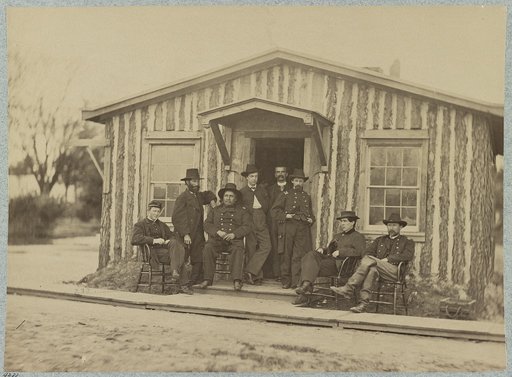 Officers of General Grant's staff, City Point, Va., March, 1865