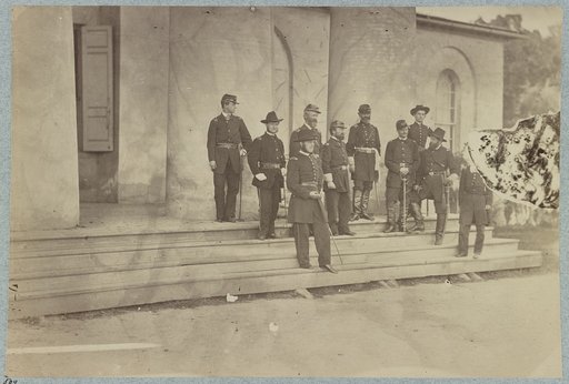 Major General S. P. Heintzelman and staff