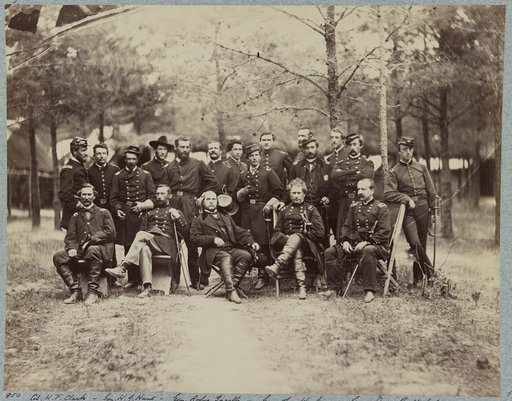 Gen. Joseph Hooker and staff, Falmouth, Va., June 1863
