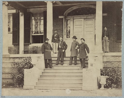 Major General G. L. Hartsuff and staff