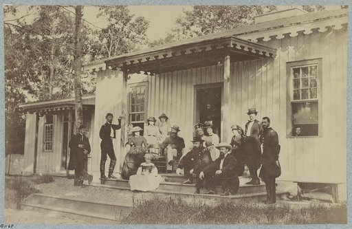 Major General G. L. Hartsuff and staff
