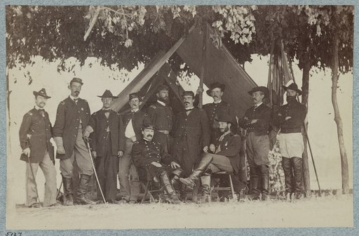 Brig. General J. H. Ledlie and staff
