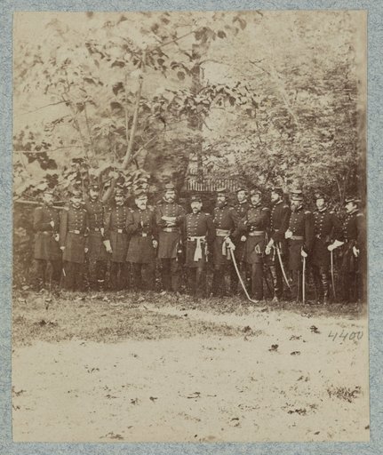 Gen. Geo. B. McClellan and staff