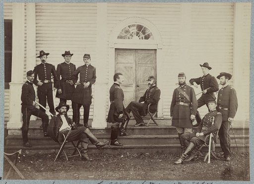Gen. George G. Meade and staff, Culpeper, Va. Sept. 1863