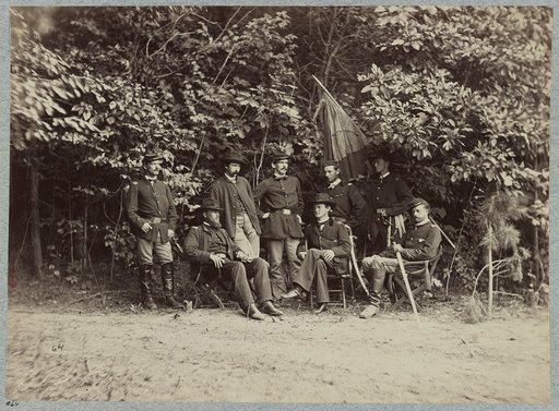 Major General Wesley Merritt and staff