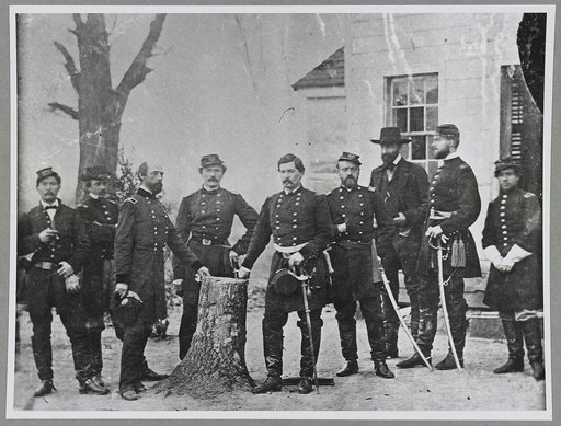 Gen. McClellan and staff