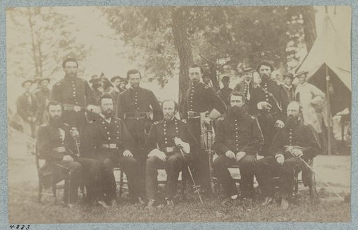 Bv't. Maj. Gen. E. Opdyke [i.e. Opdycke] and staff