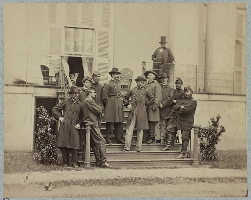 Major General E. O. C. Ord and staff