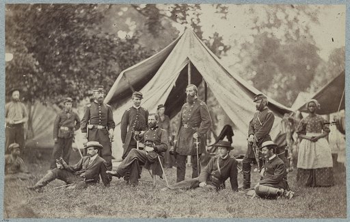 Major General Fitz John Porter and staff